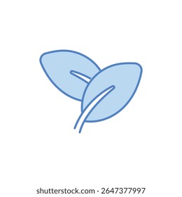 Leaf Icon vector stock illustration