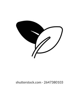Leaf Icon vector stock illustration