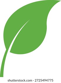 Icono de hoja Vector Ilustración de stock 
