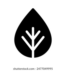 Leaf Icon Vector Symbol Design Illustration