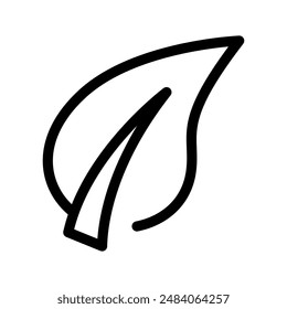 Leaf Icon Vector Symbol Design Illustration