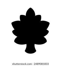 Leaf Icon Vector Symbol Design Illustration