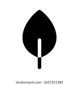 Leaf Icon Vector Symbol Design Illustration