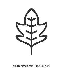 Leaf icon vector symbol illustration EPS 10