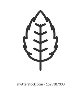 Leaf icon vector symbol illustration EPS 10