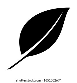 leaf icon, leaf icon vector, in trendy flat style isolated on white background. leaf icon image, leaf icon illustration eps 10