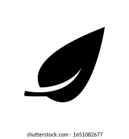 icono de hoja, vectorial de icono de hoja, en estilo plano moderno aislado en fondo blanco. imagen de icono de hoja, ilustración de icono de hoja, pasos 10