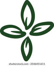 Leaf icon, World Environment Day vector