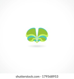 leaf icon,eco concept sign