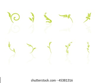 leaf icons