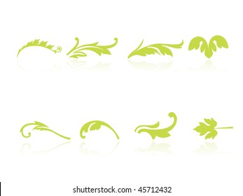 leaf icons