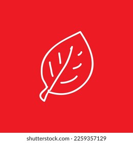 Leaf icons, common graphic resources, vector illustrations.