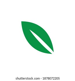 leaf icons logo on white background. vector illustration.