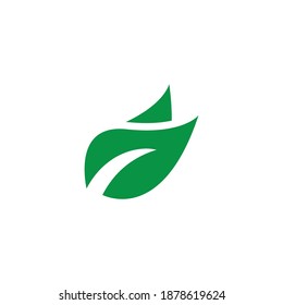 logotipo de iconos de hoja en fondo blanco. ilustración vectorial.