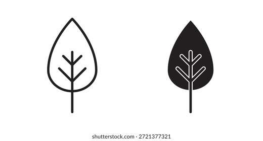 Leaf icons sign vectors. suitable for web, app, infographic, etc