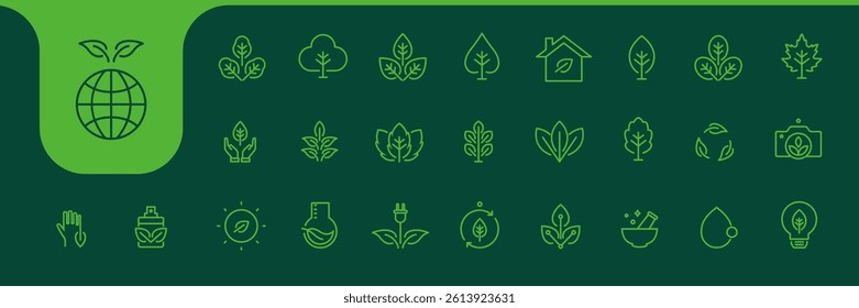 Leaf Icons Vector Illustration – Leaf Collection Designs