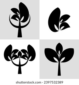 Leaf Icons vector and Symbols illustration.