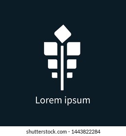 leaf ideas design vector illustration on background