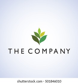 leaf ideas design vector illustration on background