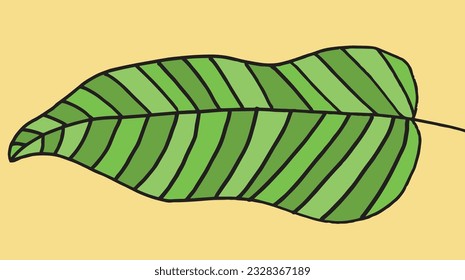 Leaf illustration image. 
Hand drawn image artwork of a leaf. 
Simple cute original logo.
Hand drawn vector illustration for posters, cards, t-shirts.
