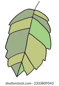 Bild der linken Abbildung. 
Handgezeichnete Bildarten eines Blattes. 
Einfaches, niedliches Originallogo.
Handgezeichnete Vektorgrafik für Poster, Karten, T-Shirts.