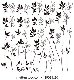 Leaf illustration object