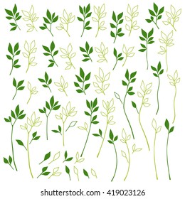 Leaf illustration object