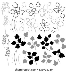 Leaf illustration object