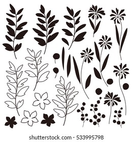 Leaf illustration object