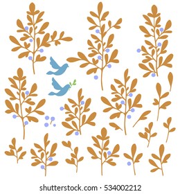 Leaf illustration object