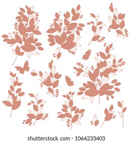 Leaf illustration object.
It was simple and expressed a leaf
