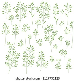 Leaf illustration object.
It was simple and expressed a leaf
