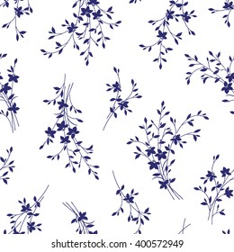 Leaf illustration pattern