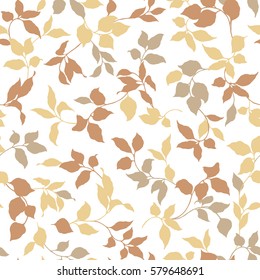 Leaf illustration pattern