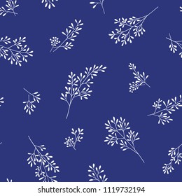 Leaf illustration pattern.
It was simple and expressed a leaf
These designs continue seamlessly
