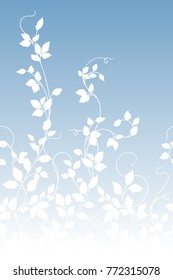 Leaf illustration pattern.
It was simple and expressed a leaf
