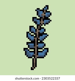 leaf illustration pixel art style with colorful color good for your project and game asset.