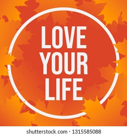 leaf illustration for quotes background wallpaper vector