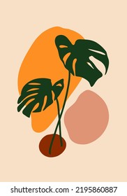 Leaf illustration that perfect for your background and wall decoration.