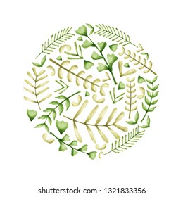 leaf illustration vector for background