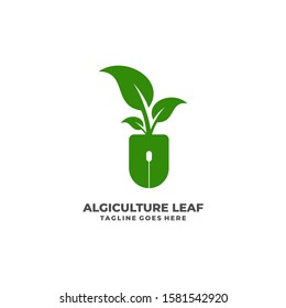 Leaf Illustration Vector Template. Suitable for Creative Industry, Multimedia, entertainment, Educations, Shop, and any related business