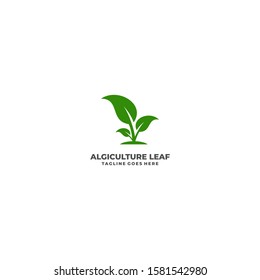 Leaf Illustration Vector Template. Suitable for Creative Industry, Multimedia, entertainment, Educations, Shop, and any related business