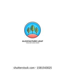 Leaf Illustration Vector Template. Suitable for Creative Industry, Multimedia, entertainment, Educations, Shop, and any related business