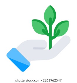 Hoja en mano, concepto de cuidado ecológico