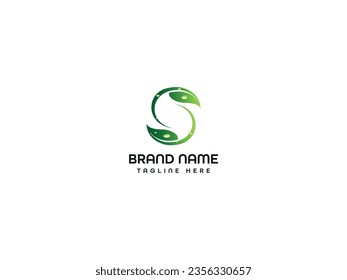 diseño de logotipo moderno de leaf