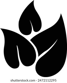 Leaf, Laves Icons, three laves,  
