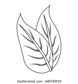 leaf or leaves icon image 