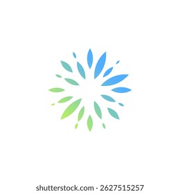 leaf leaves spread natural logo, icon, business luxury, beauty, fashion