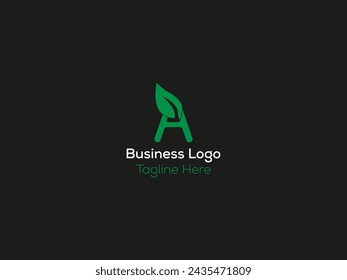 Leaf Letter Creative Logo Design