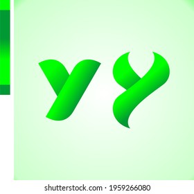 Leaf Letter - English Alphabets in Leaf Shape - Nature Typography